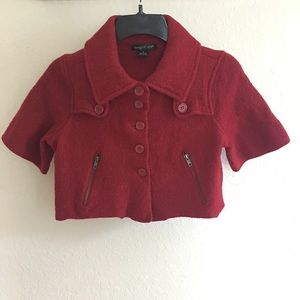 August Silk - short sleeves coat